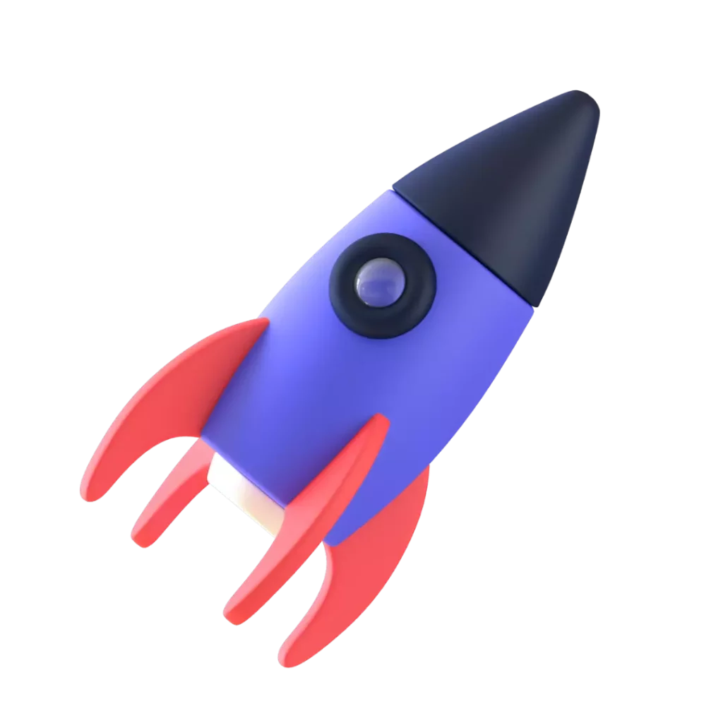 3d rakete webdesign
